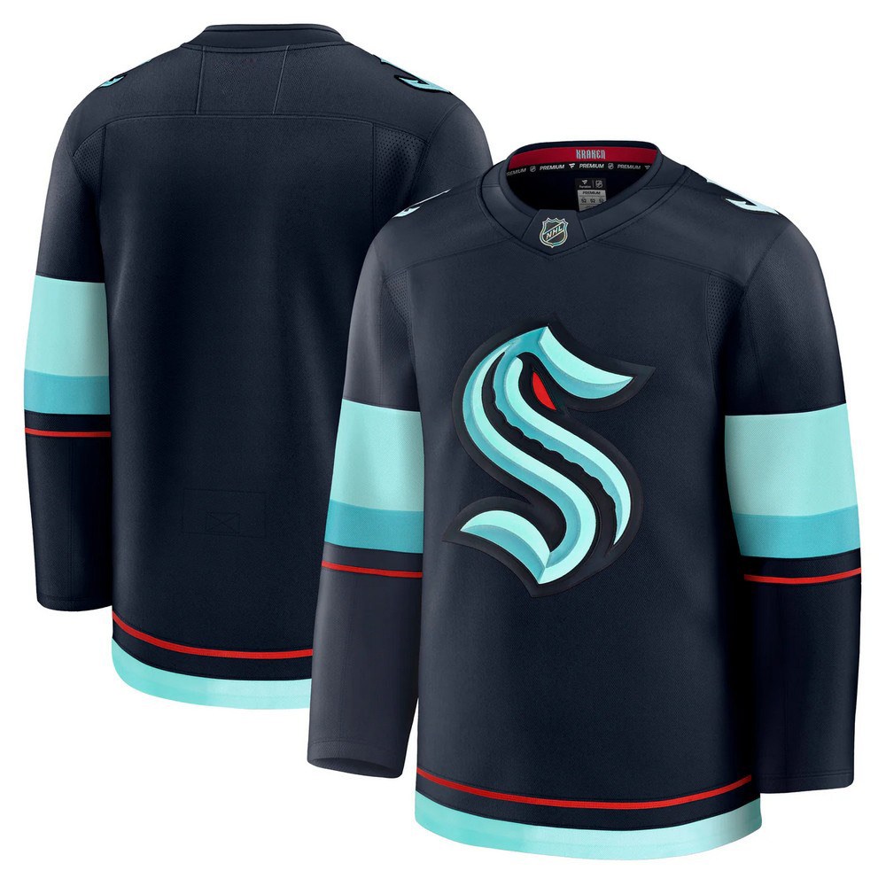 Seattle Kraken Home Premium Jersey - Deep Sea Blue-Pro Kit Vault | Brand New 26/27 Sports Jerseys